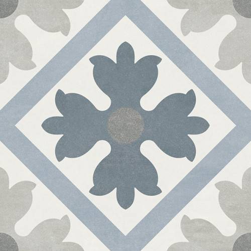 Carrelage Sol Effet Carreaux de Ciment 15x15 Antidérapant R10 Flora Martia InstaHouse FIORELLA Carmen Motif fleurs