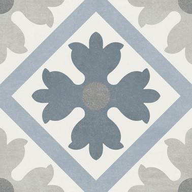Carrelage Sol Effet Carreaux de Ciment 15x15 Antidérapant R10 Flora Martia InstaHouse FIORELLA Carmen Motif fleurs