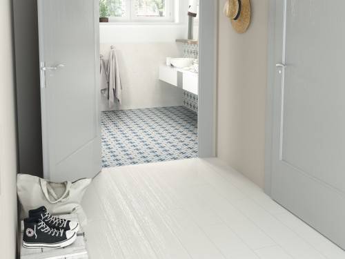 Carrelage Sol Effet Carreaux de Ciment 15x15 Antidérapant R10 Flora Martia InstaHouse FIORELLA Carmen Motif fleurs sol
