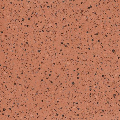 Carrelage Sol Effet Terre Cuite Terrazzo 120x120 Antidérap. R10 Rhodophyte InstaHouse ARGILLAE APE Corail