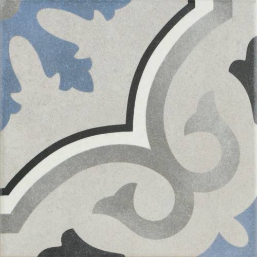 Carrelage Sol / Mur Effet Carreaux de Ciment 15x15 R10 Antigua Séville InstaHouse Carmen Fleur