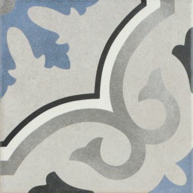 Carrelage Sol / Mur Effet Carreaux de Ciment 15x15 R10 Antigua Séville InstaHouse Carmen Fleur