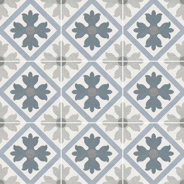 Carrelage Sol Effet Carreaux de Ciment 15x15 Antidérapant R10 Flora Martia InstaHouse FIORELLA Carmen Motif fleurs compo