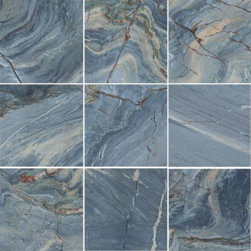 Carrelage Sol Effet Pierre 15x15 Antidérapant R10 Aventurine Oxyde