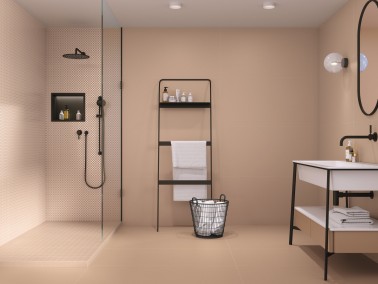 Carrelage Sur Trame Coloré Terracotta Effet Mosaïque 30x30 Vivaldi InstaHouse FOUR SEASONS APE bac de douche receveur