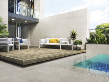 Carrelage Sol Imitation Parquet 33x120 R11 Nez de marche Zen InstaHouse WAbI SABI APE terrasse