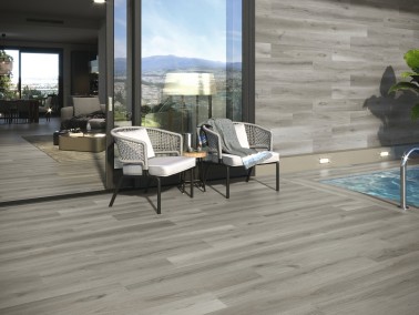 InstaHouse nez de marche piscine 33 x 120 R11 collection Mercantour couleur cendre