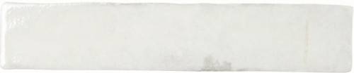 Faïence effet ciment aspect zellige format 5 X 25 couleur blanc finition brillant InstaHouse Collection Nala