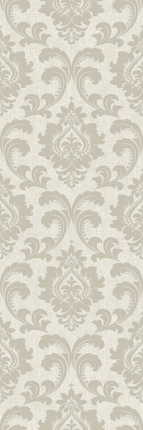 Faïence pâte blanche effet textile impression fleur de lys format 30 x 90 couleur beige collection Rohan InstaHouse