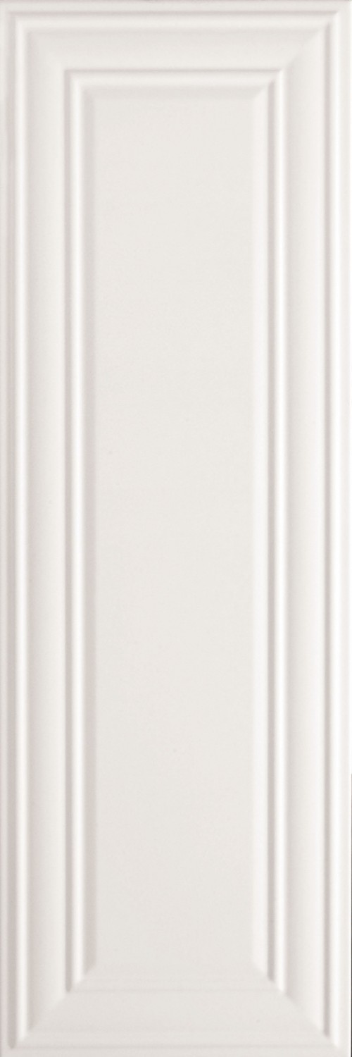 Faïence pâte blanche effet boiseries format 30 x 90 couleur blanc collection Rohan InstaHouse
