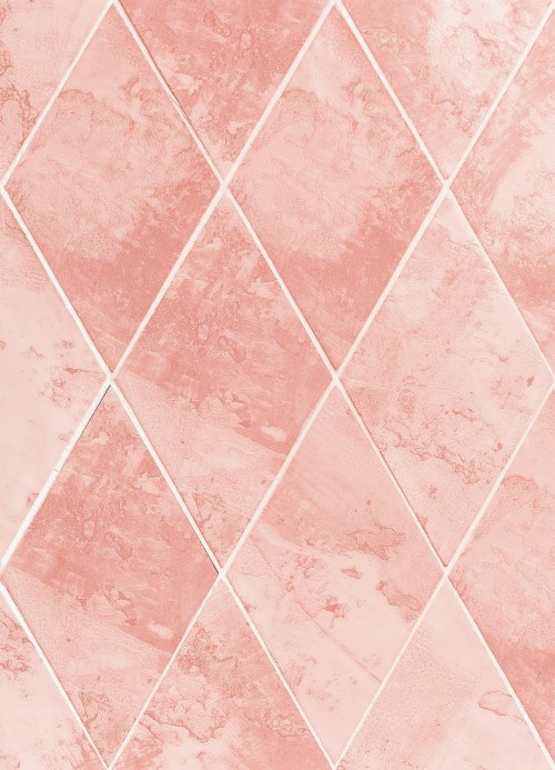 faïence losange cuisine salle de bain effet zellige 15 x 25,9 cm couleur rose collection Ariel InstaHouse comp