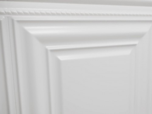 Faïence pâte blanche effet boiseries format 30 x 90 couleur blanc collection Rohan InstaHouse zoom