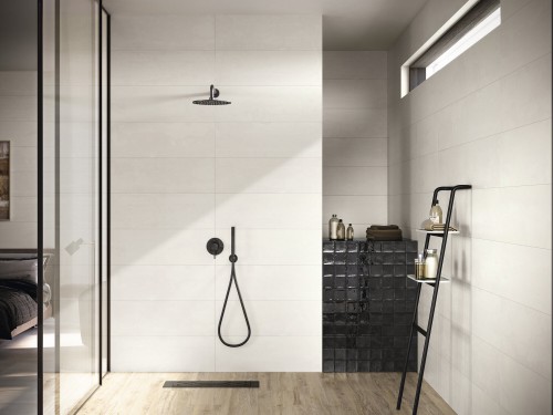 carrelage imitation bois parquet couleur bouleau 25x150 antidérapant collection Sequoia InstaHouse APE Sol salle d'eau