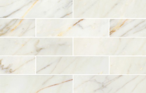 Carrelage faïence pâte blanche Mur Effet Marbre Blanc Mat 7,5x30 Calacatta InstaHouse APE compo