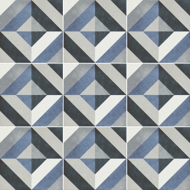 Carrelage Sol Effet Carreaux de Ciment 15x15 R10 Antigua Alméria InstaHouse Carmen FLEUR compo