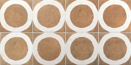 Carrelage Sol Aspect Terre Cuite Motif Cercle 20x20 Antidérapant R10 Matèra Matèra - 2