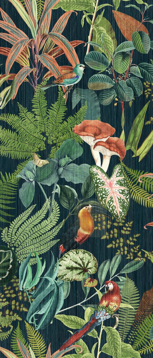 Carrelage Décoratif Mur Effet Panoramique Motif Exotique 120x280 Arty InstaHouse Atelier APE