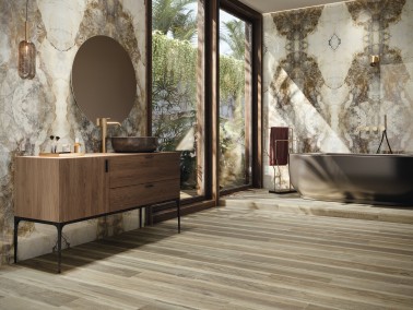Carrelage Sol Effet Bois Parquet 20x120 Antidérapant R11 Zen InstaHouse WABI SABI APE sol salle de bain
