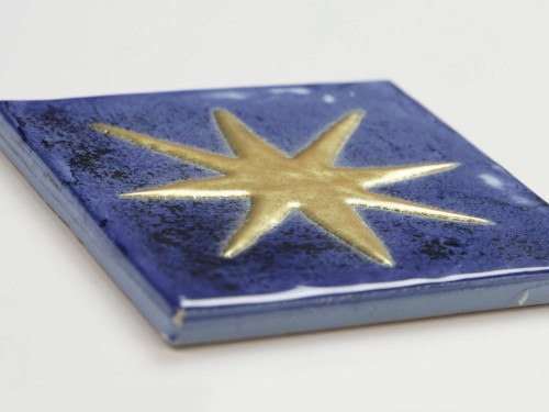 Carrelage Décoratif Bleu Motif Etoile 12,4x12,4 Cascais Cascais - 2