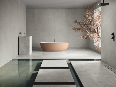 Carrelage Sol Aspect Ciment 90x90 Forte Epaisseur R11 Liège Liège - 7